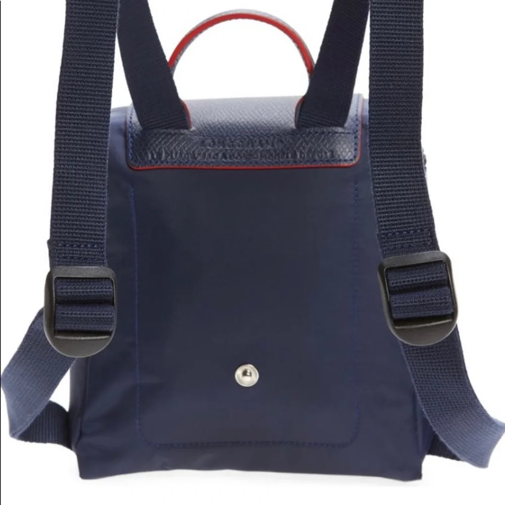 NWT Longchamp Le Pliage Club mini backpack Navy - Picture 4 of 12